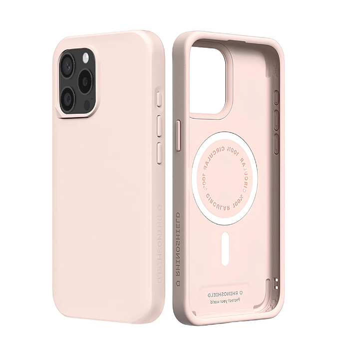 Avis Rhinoshield Coque pour iPhone 15 Pro Max Modèle SolidX Ultra-résistant Rose champagne