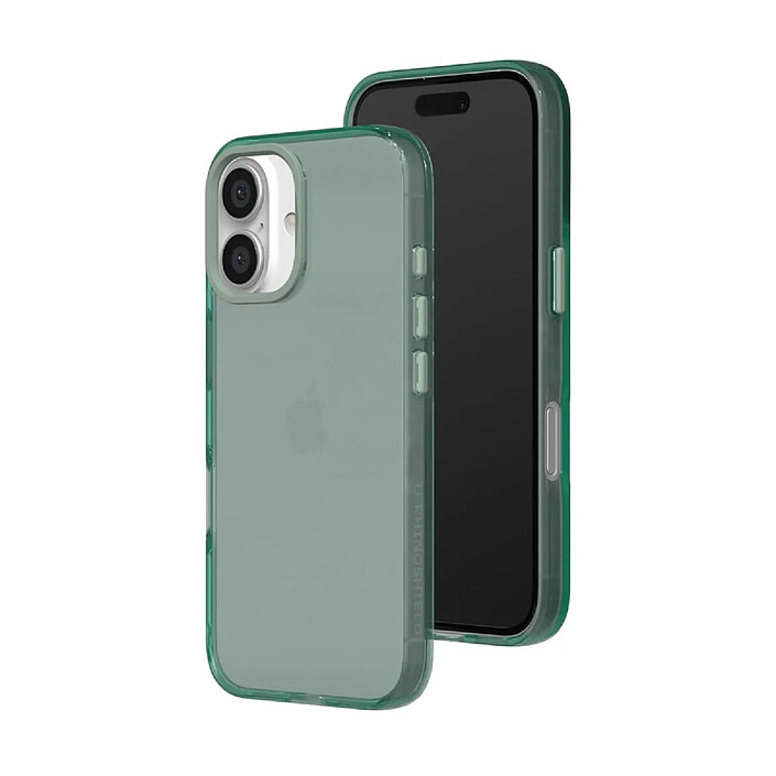 Rhinoshield Coque pour iPhone 16 Plus en TPU Souple Antichoc Série JellyTint Vert pas cher