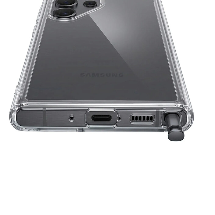 Acheter RhinoShield Coque pour Samsung Galaxy S25 Ultra Antichocs Compatible Charge Sans Fil Transparent