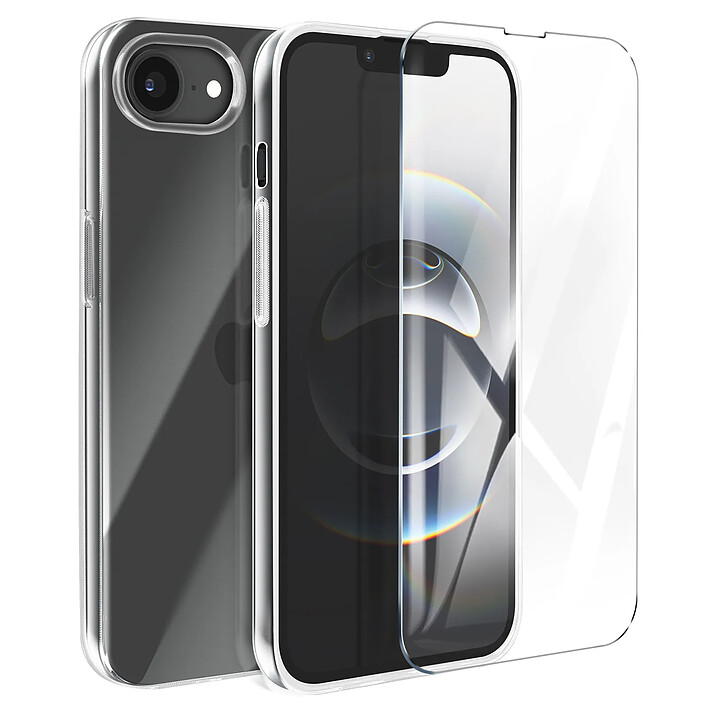 Avizar Pack Coque pour iPhone 17e Silicone avec Verre Trempé 9H