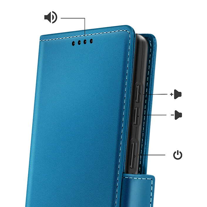 Avis Avizar Étui Portefeuille pour Galaxy S26 Effet Cuir Cousu avec Dragonne