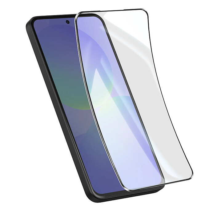 Avizar Protection d'Écran pour Galaxy A36 Conception Hybride Full Glue 5D Transparent pas cher