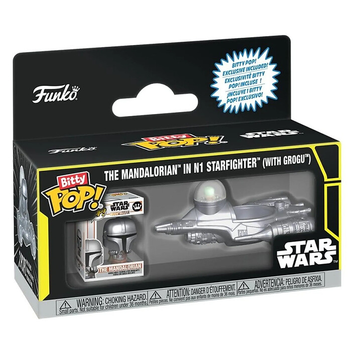Star Wars - Figurine Bitty POP! Star Wars N1 w/Mando 2,5 cm