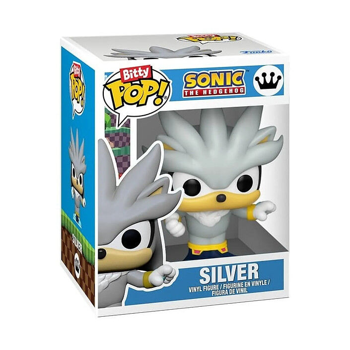 Sonic The Hedgehog - Pack 4 figurines Bitty POP! Shadow 2,5 cm pas cher