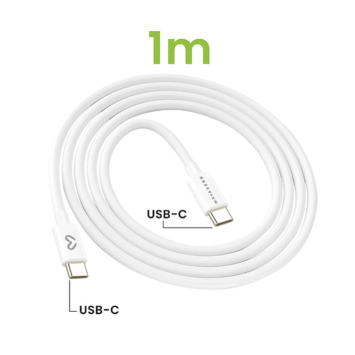 Acheter Mayaxess Chargeur Secteur pour Galaxy S22 20W + Câble USB-C 1m Blanc