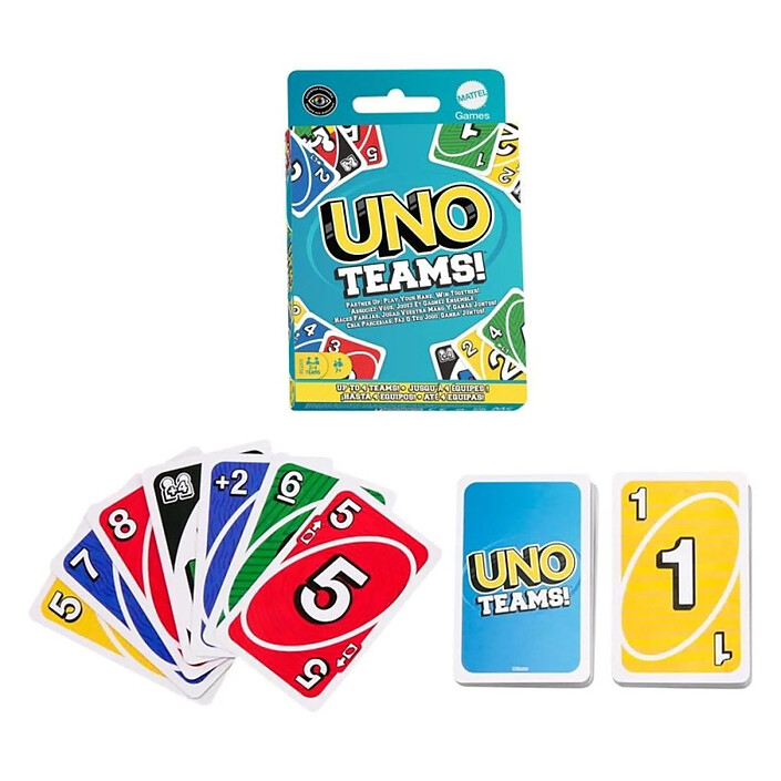 UNO - Jeu de cartes UNO Teams pas cher