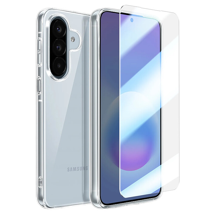 Mayaxess Coque pour Galaxy A57 avec Protection d'Écran en Verre Trempé Transparent