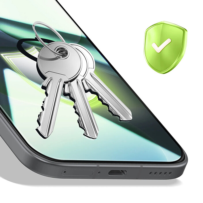 Acheter Mayaxess Protection d'Écran pour Honor 600 Lite en Verre Trempé 9H Oléophobe Noir / Transparent
