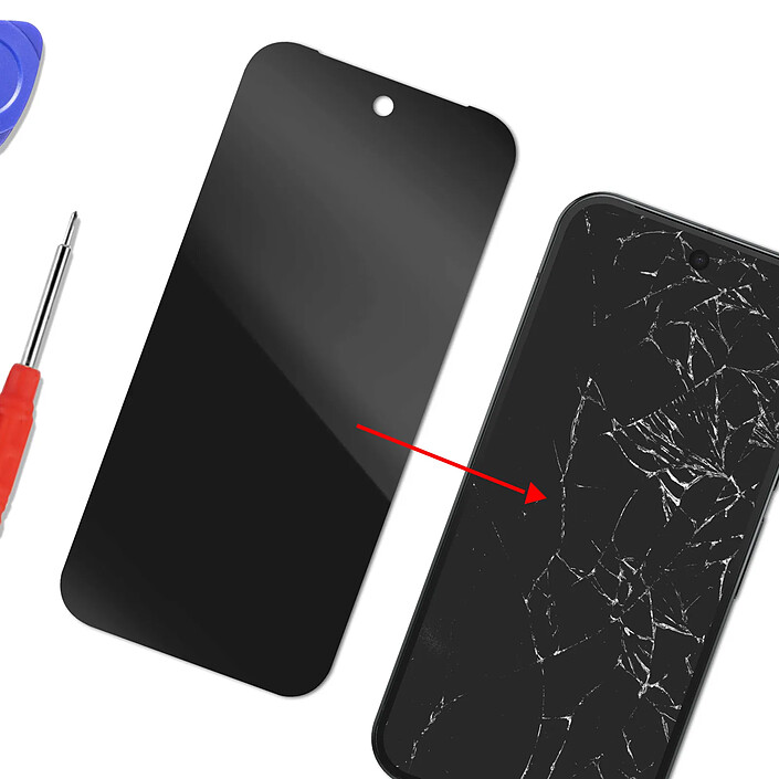 Acheter Google Écran LTPO OLED avec Vitre Tactile pour Google Pixel 10 Pro Service Pack Noir
