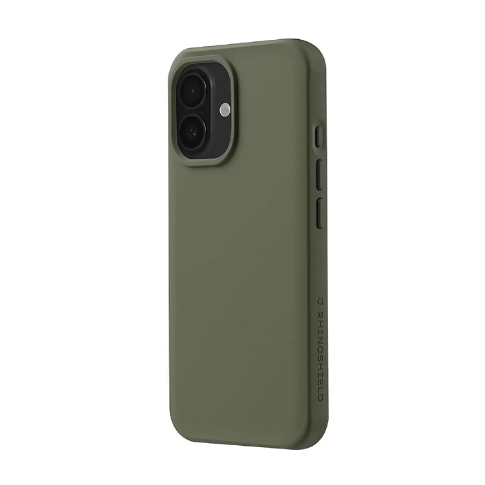RhinoShield Coque pour iPhone 16 Modèle SolidX Compatible Recharge Sans Fil Vert olive pas cher