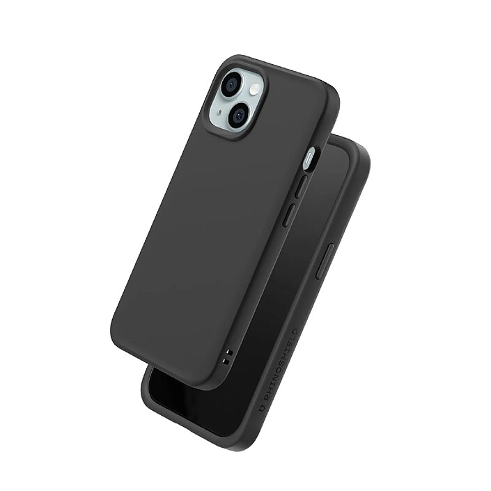 Rhinoshield Coque pour iPhone 15 Plus Modèle SolidX Compatible Recharge Sans Fil Noir pas cher