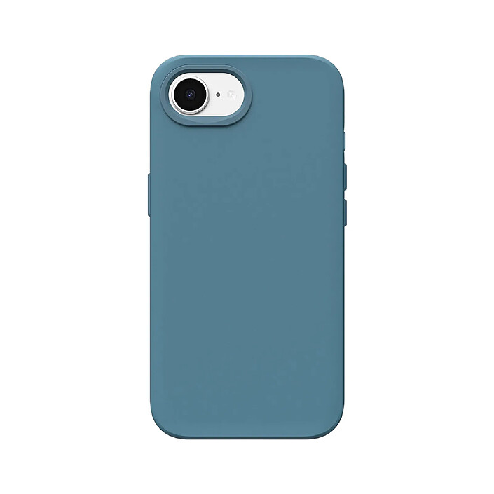 Rhinoshield Coque Magsafe pour iPhone 16e / 17e Modèle SolidSuit avec bords surélevés Bleu