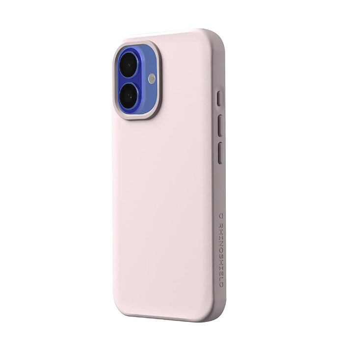 Rhinoshield Coque pour iPhone 16 Modèle SolidX Compatible Recharge Sans Fil Rose clair pas cher