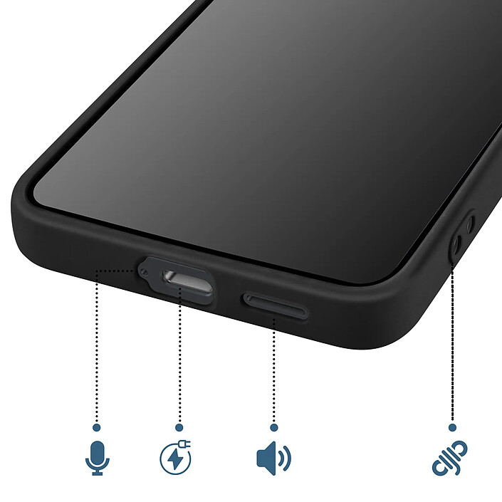Acheter Avizar Coque pour Galaxy S26 en Silicone Souple Soft-Touch Noir