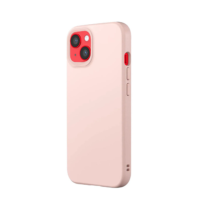 Rhinoshield Coque pour iPhone 15 Plus Modèle SolidX Compatible Recharge Sans Fil Rose clair