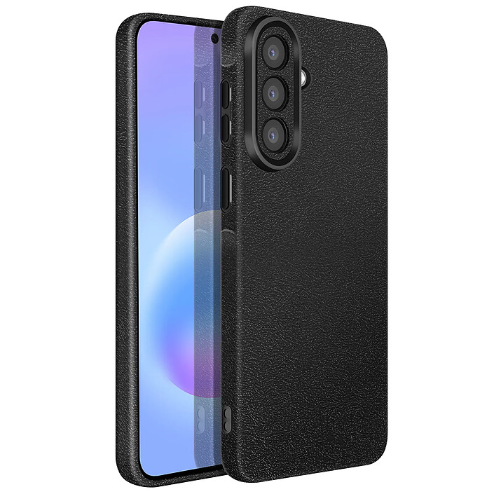 Avizar Coque pour Galaxy A57 en Silicone Souple Texturée Antidérapante Noir