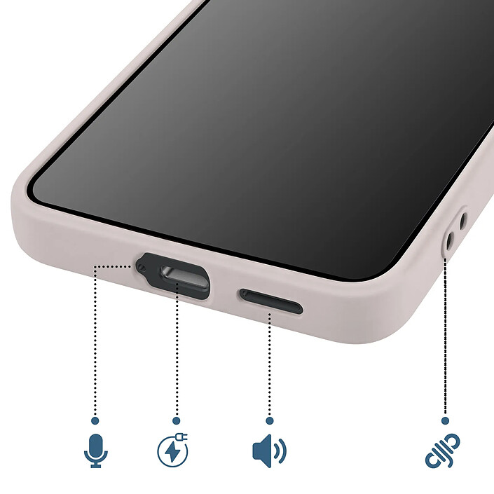 Acheter Avizar Coque pour Galaxy S26 en Silicone Souple Soft-Touch Blanc