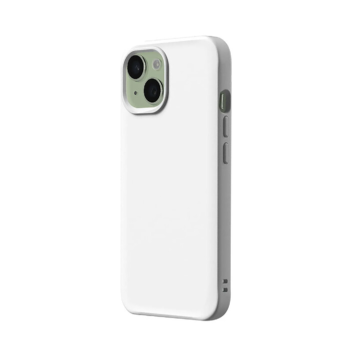 Avis Rhinoshield Coque pour iPhone 15 Modèle SolidX Compatible Recharge Sans Fil Blanc