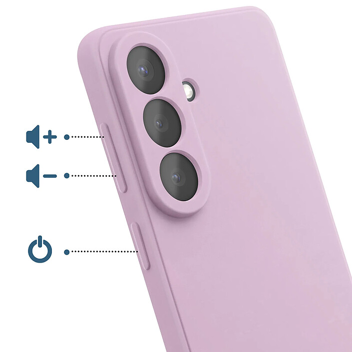 Avis Avizar Coque pour Galaxy S26 en Silicone Souple Soft-Touch Lavande