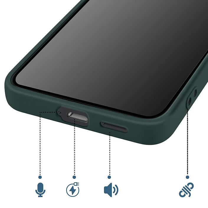 Acheter Avizar Coque pour Galaxy S26 en Silicone Souple Soft-Touch Vert sapin