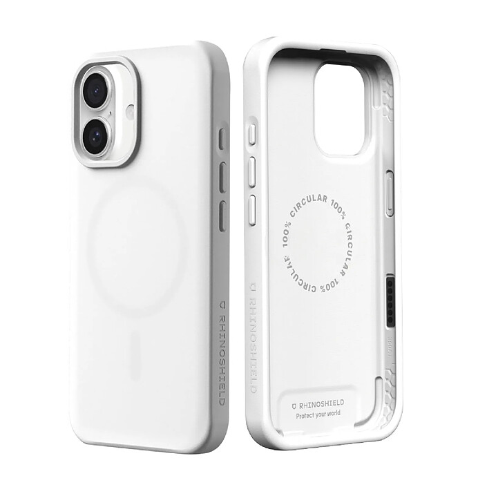 Avis Rhinoshield Coque pour iPhone 16 Plus Modèle SolidX Ultra-résistant compatible Magsafe Blanc