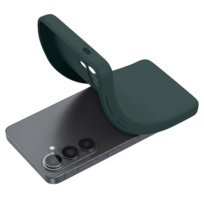 Avizar Coque pour Galaxy S26 en Silicone Souple Soft-Touch Vert sapin pas cher