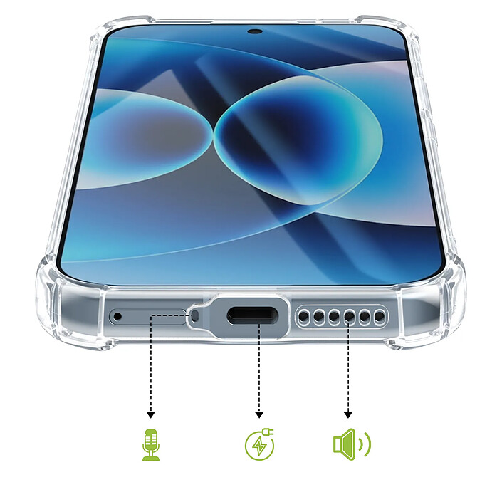 Mayaxess Coque pour Xiaomi 17 en Silicone avec Coins Renforcés Antichocs Transparent pas cher