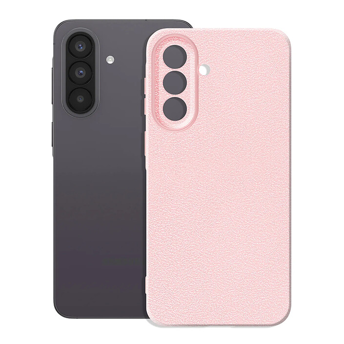 Avizar Coque pour Galaxy A57 en Silicone Souple Texturée Antidérapante Rose champagne pas cher