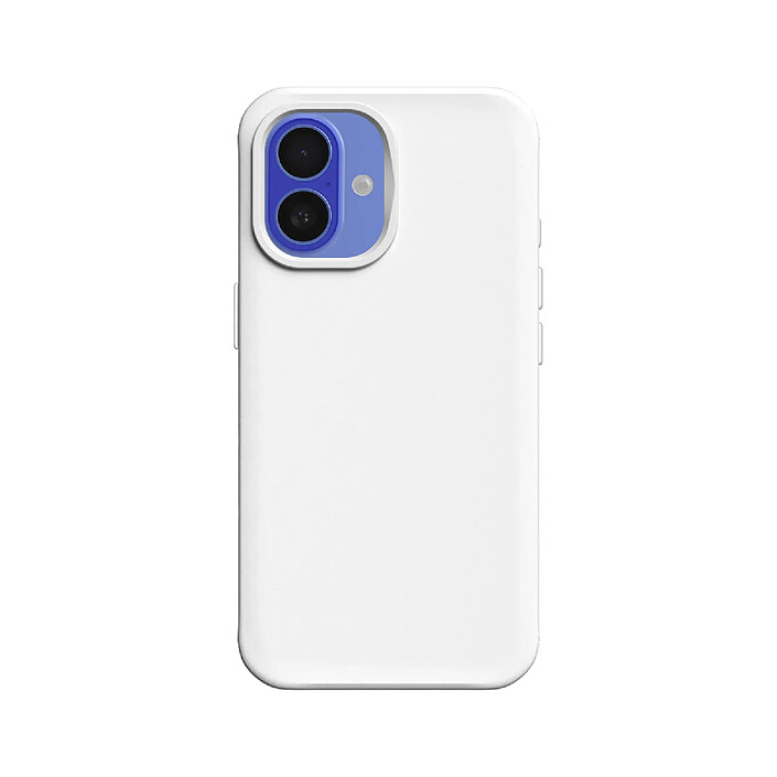 Rhinoshield Coque pour iPhone 16 Modèle SolidX Compatible Recharge Sans Fil Blanc