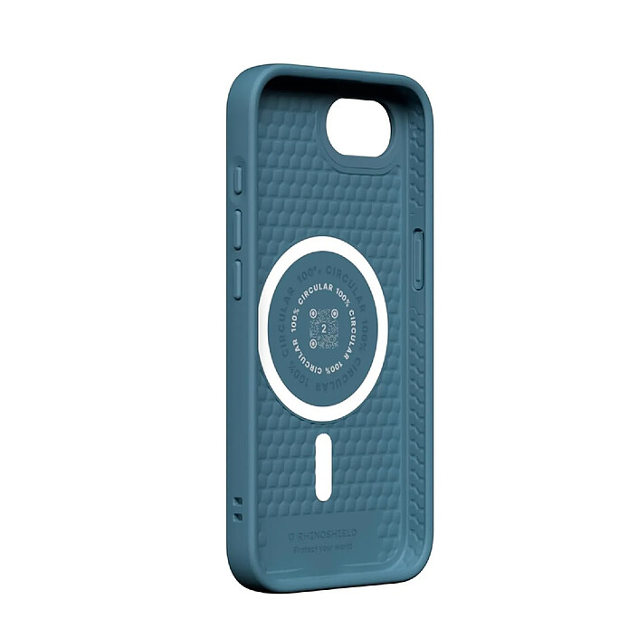Acheter Rhinoshield Coque Magsafe pour iPhone 16e / 17e Modèle SolidSuit avec bords surélevés Bleu