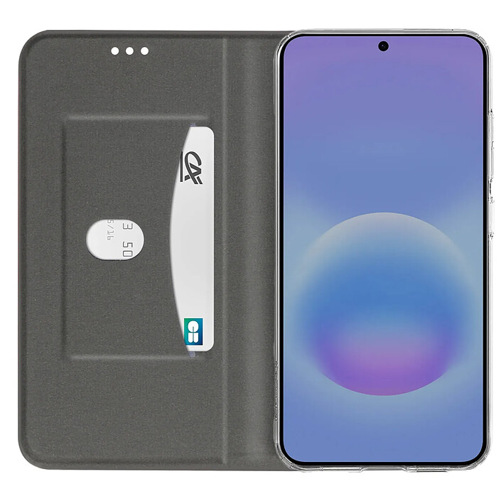 Acheter Avizar Étui pour Galaxy A57 Série Sensitive avec Fonction Support en Tissu Noir