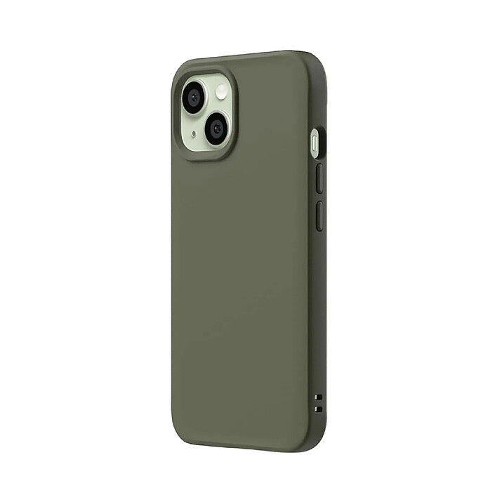 Avis Rhinoshield Coque pour iPhone 15 Modèle SolidX Compatible Recharge Sans Fil Vert olive