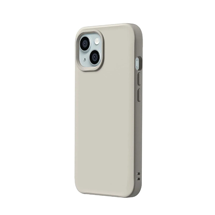 Avis Rhinoshield Coque pour iPhone 15 Plus Modèle SolidX Compatible Recharge Sans Fil Beige