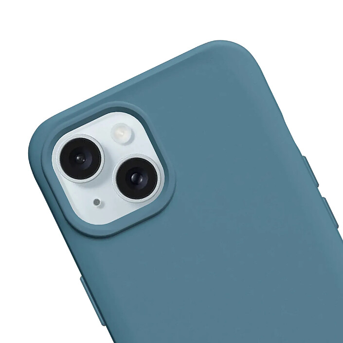 Rhinoshield Coque pour iPhone 15 Plus Modèle SolidX Compatible Recharge Sans Fil Bleu canard pas cher