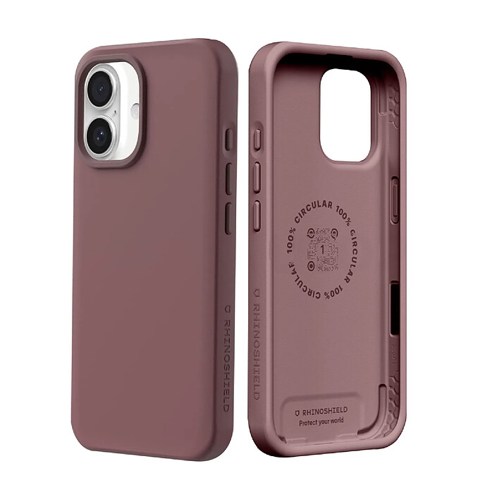 Avis Rhinoshield Coque pour iPhone 16 Plus Modèle SolidX Ultra-résistant compatible Magsafe Rose antique