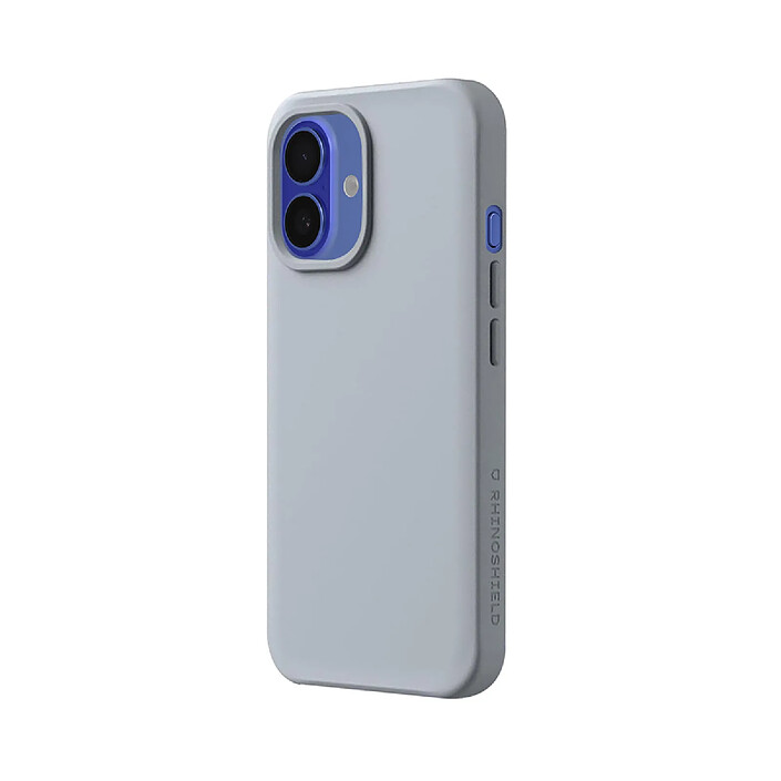 Rhinoshield Coque pour iPhone 16 Modèle SolidX Compatible Recharge Sans Fil Gris pas cher