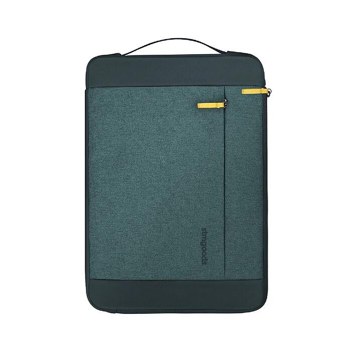 stm goods Housse pour MacBook Pro 16" / Air / Pro 15" Kin Sleeve avec Poignée et Poche Bleu