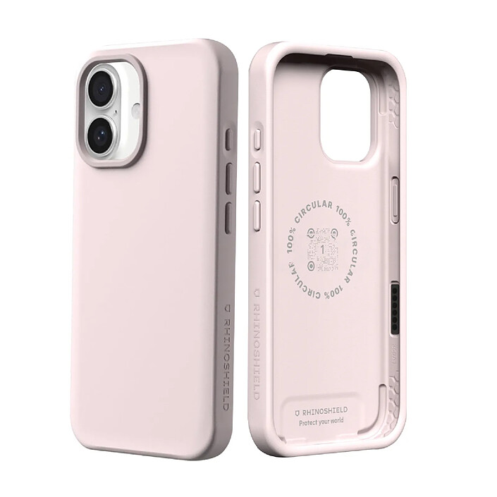 Avis Rhinoshield Coque pour iPhone 16 Plus Modèle SolidX Ultra-résistant compatible Magsafe Rose clair