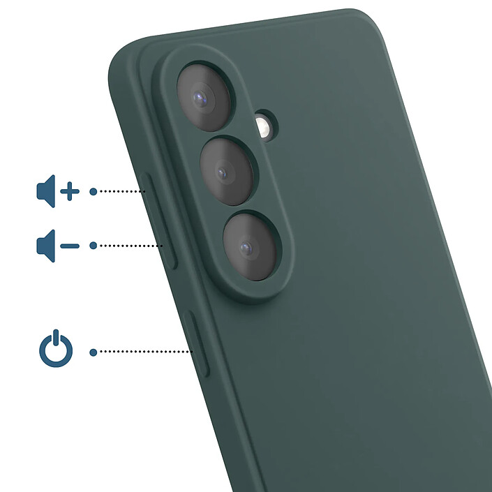Avis Avizar Coque pour Galaxy S26 en Silicone Souple Soft-Touch Vert sapin