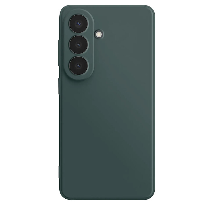 Avizar Coque pour Galaxy S26 en Silicone Souple Soft-Touch Vert sapin