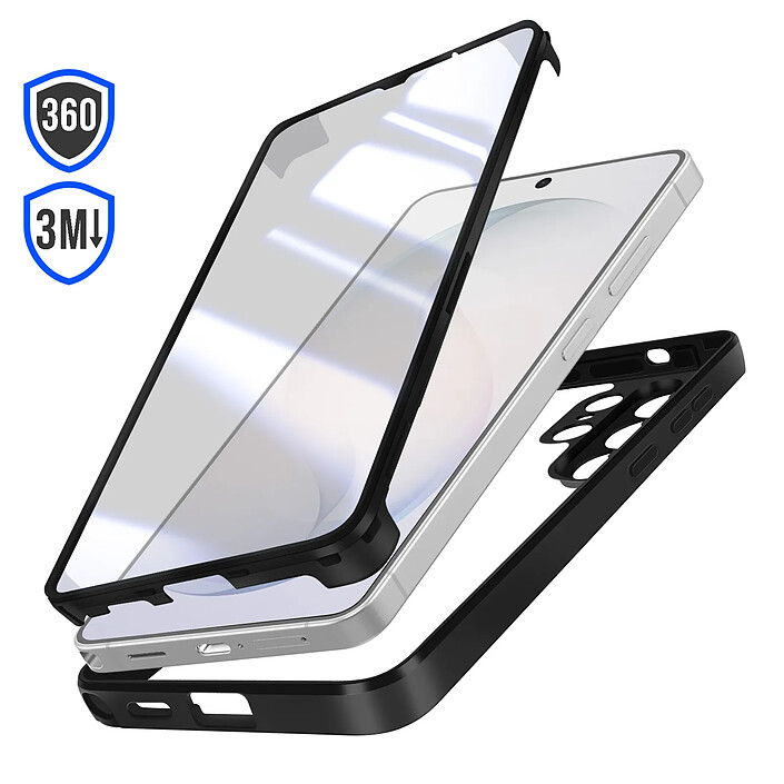 Avizar Coque Intégrale pour Galaxy S26 Ultra Compatible MagSafe / Qi2 Anti-chutes 3m Noir pas cher