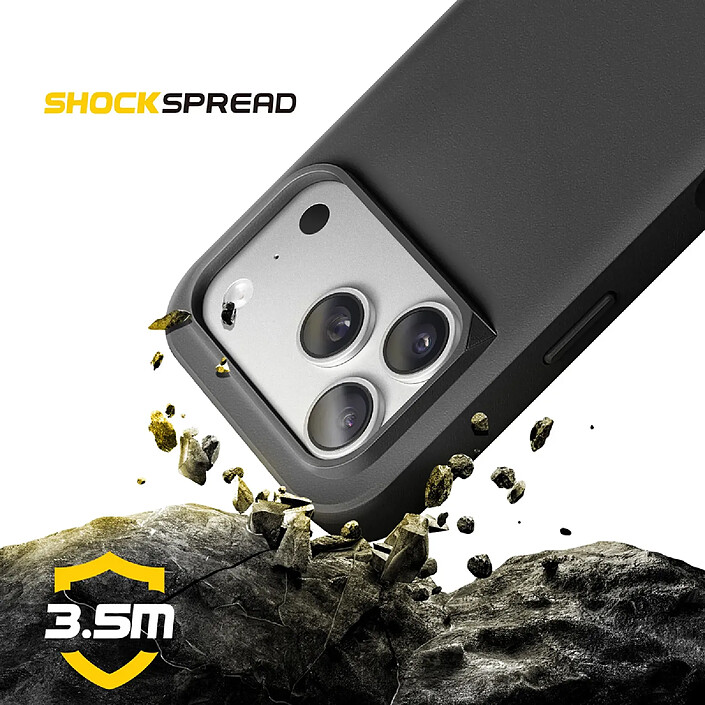 Avis Rhinoshield Coque pour iPhone 17 Pro Max Modèle SolidX Anti-chutes 3.5 m avec Design Élégant Noir