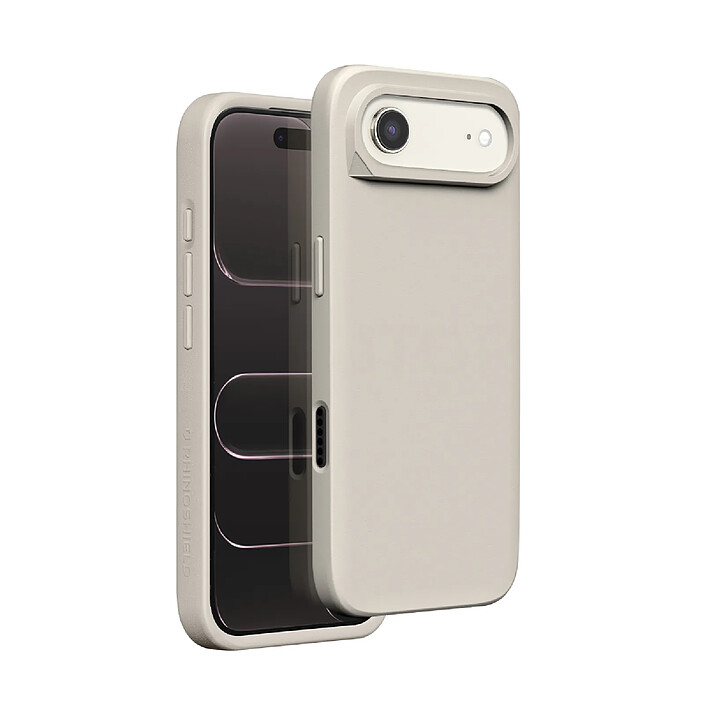 Rhinoshield Coque pour iPhone Air Modèle SolidX Anti-chutes 3.5 m certifiée MIL-STD 810G Beige