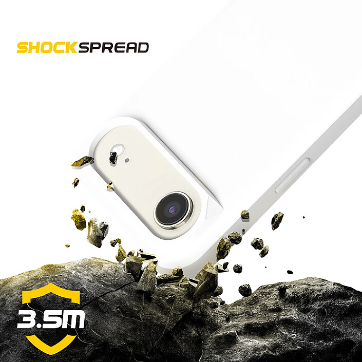 Avis Rhinoshield Coque pour iPhone Air Modèle SolidX Anti-chutes 3.5 m certifiée MIL-STD 810G Blanc