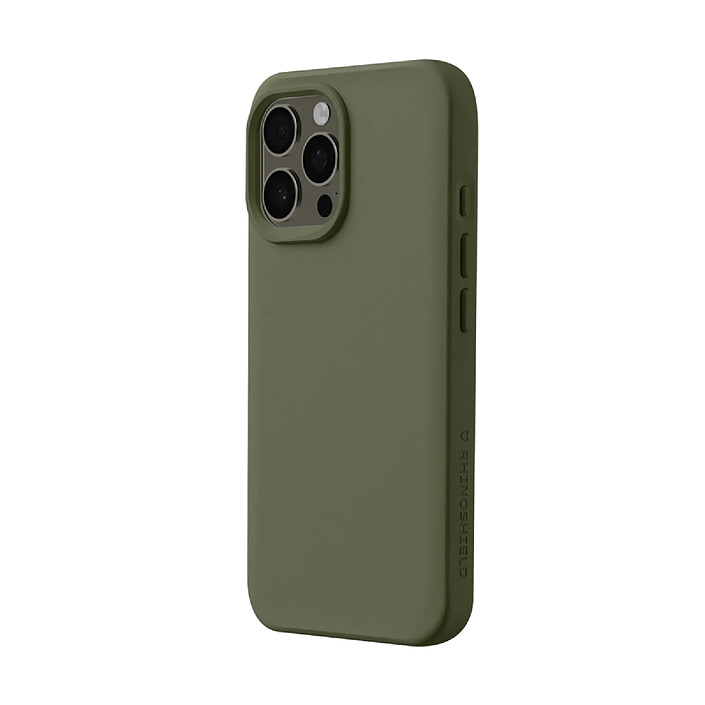 Rhinoshield Coque pour iPhone 16 Pro Modèle SolidX Antichoc compatible recharge sans fil Vert olive
