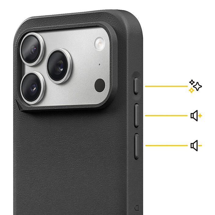 Avis Rhinoshield Coque MagSafe pour iPhone 17 Pro Modèle SolidX Finition Mate Anti-Chutes 3.5m Noir