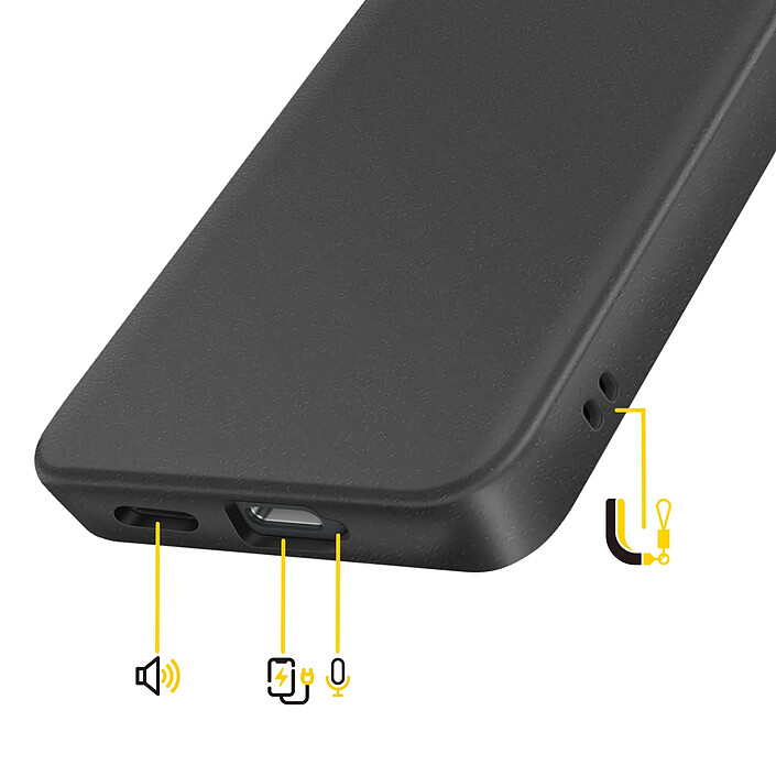 Acheter Rhinoshield Coque MagSafe pour Galaxy S26 Modèle SolidX Finition Mate Anti-Chutes 3.5m Noir