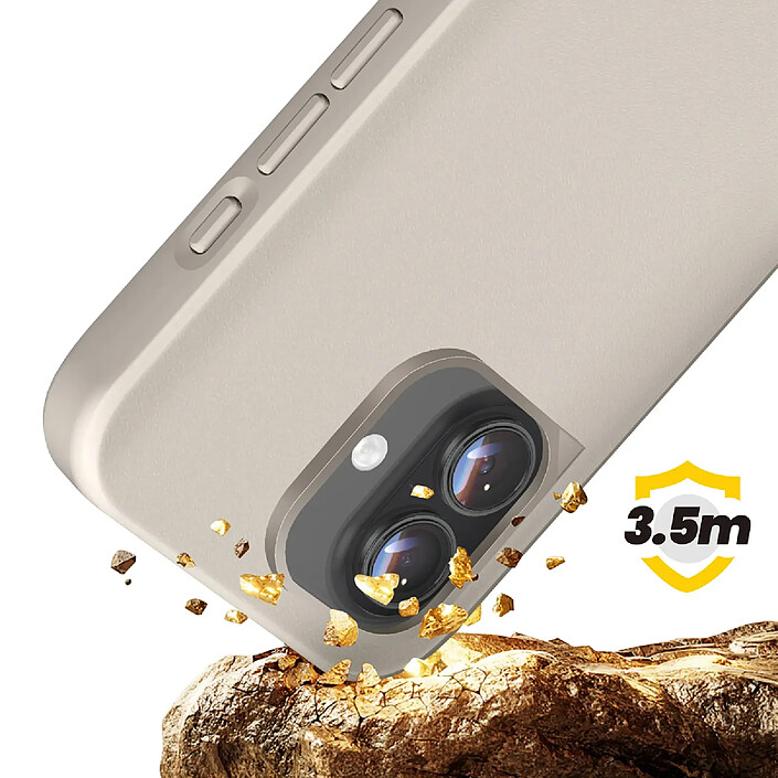 Avis Rhinoshield Coque pour iPhone 17 Modèle SolidX Anti-chutes 3.5 m certifiée MIL-STD 810G Beige