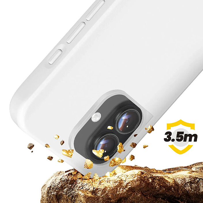 Avis Rhinoshield Coque pour iPhone 17 Modèle SolidX Anti-chutes 3.5 m certifiée MIL-STD 810G Blanc
