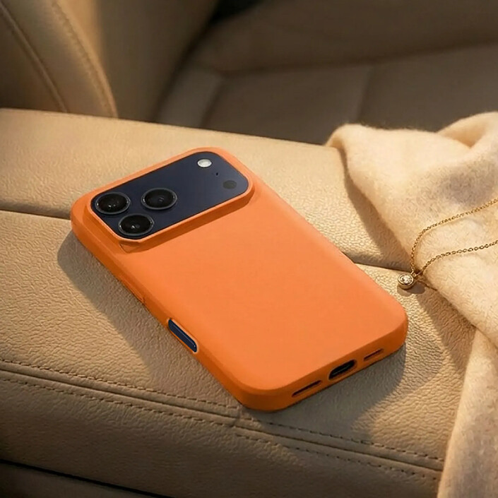 Rhinoshield Coque pour iPhone 17 Pro Max Modèle SolidX Anti-chutes 3.5 m avec Design Élégant Orange pas cher
